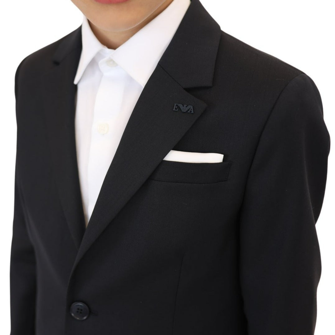 Emporio Armani Boys Classic Slim Fit Wool Suit NorthBoys