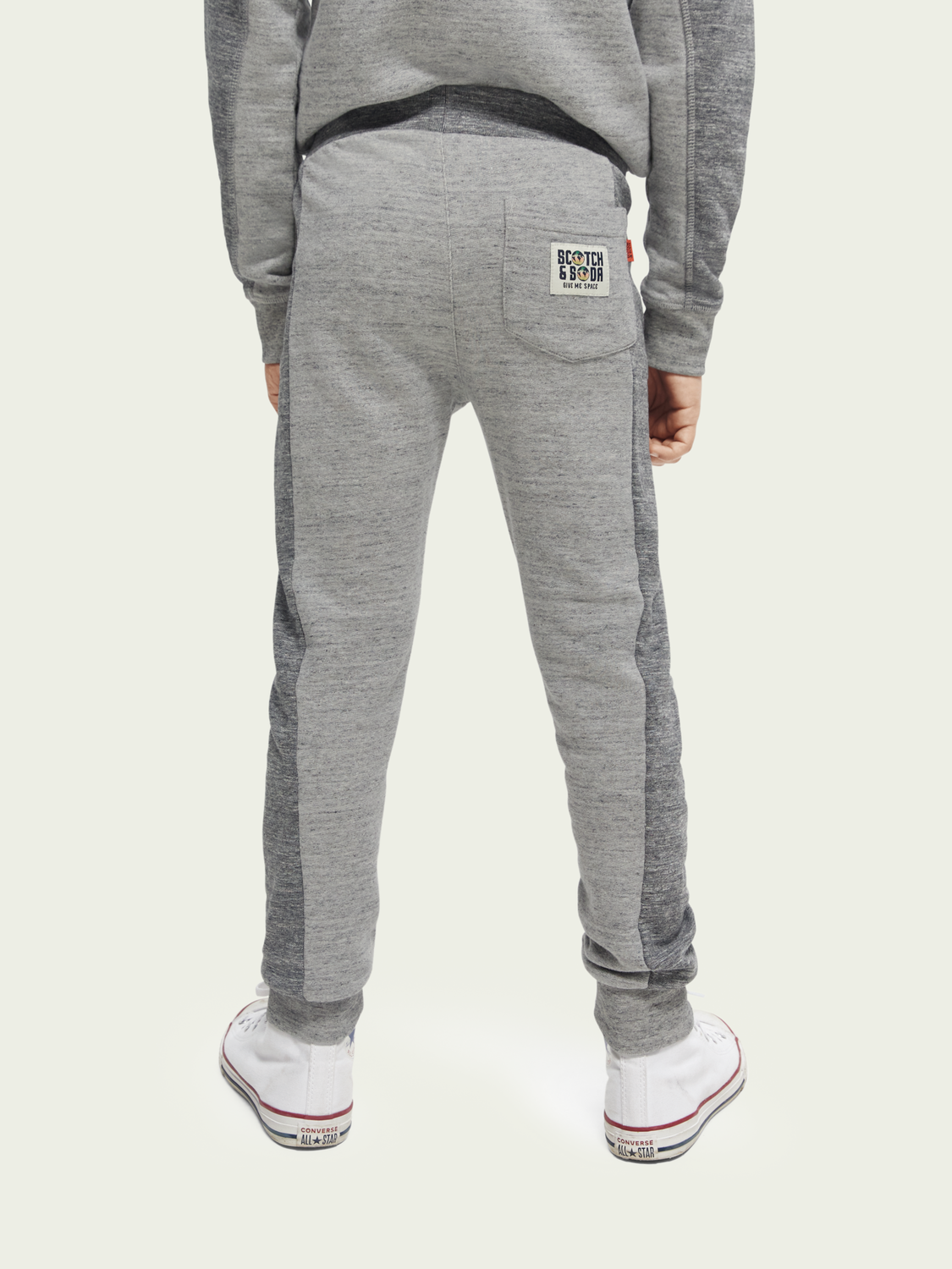 Scotch & Soda Boys Color Blocked Sweatpants _Grey 167545-0606