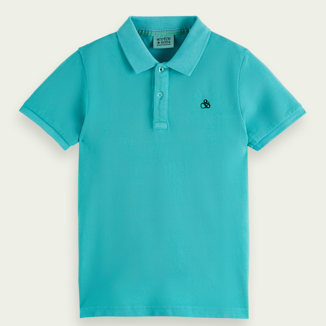 Scotch and soda pique cheap polo